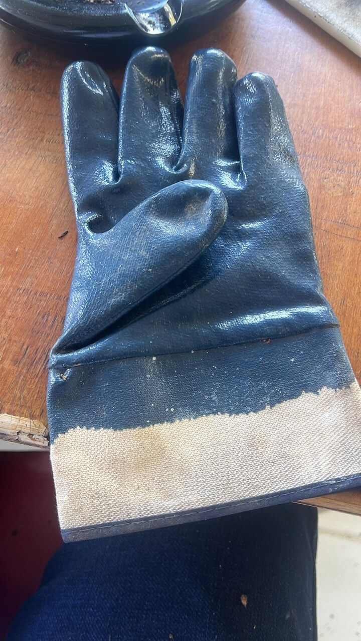 Coated work glove