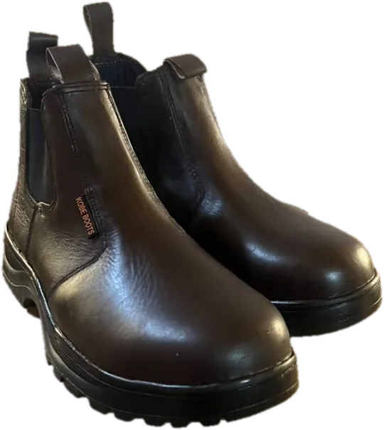 Pair of brown Chelsea boots