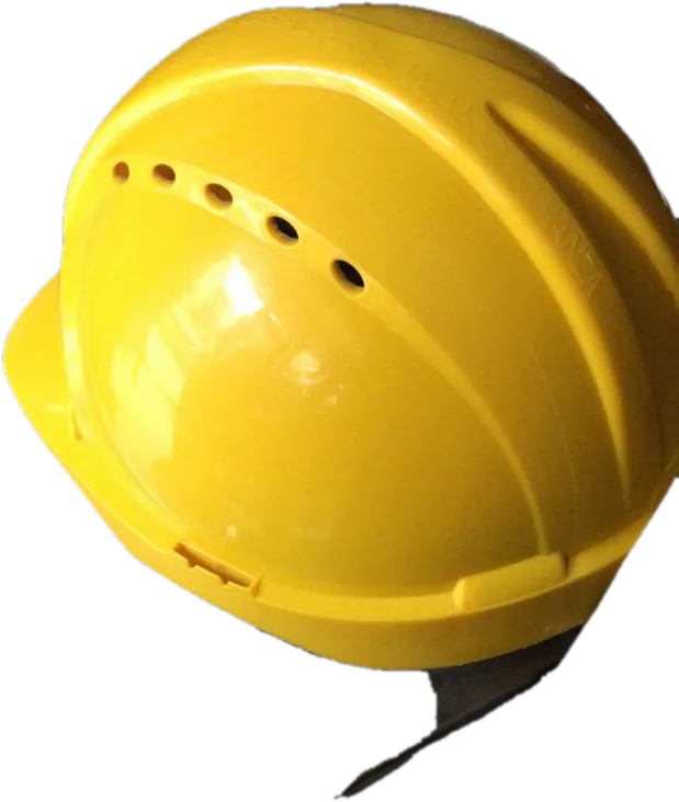 Yellow safety helmet